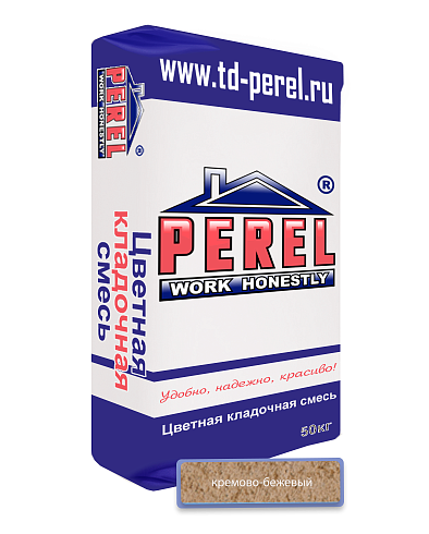 Кремово-бежевая кладочная смесь Perel SL 0025 50 кг