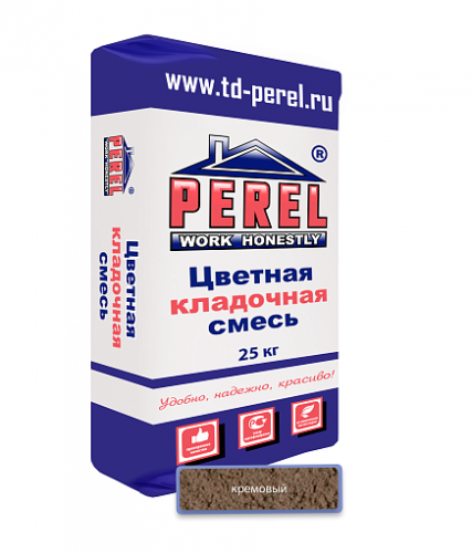 Кремовая кладочная смесь Perel SL 0040 25 кг